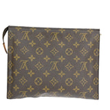 Louis Vuitton Poche Toilette  Canvas Clutch Bag