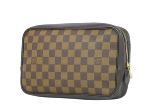 Louis Vuitton Trousse De Toilette 25  Canvas Clutch Bag