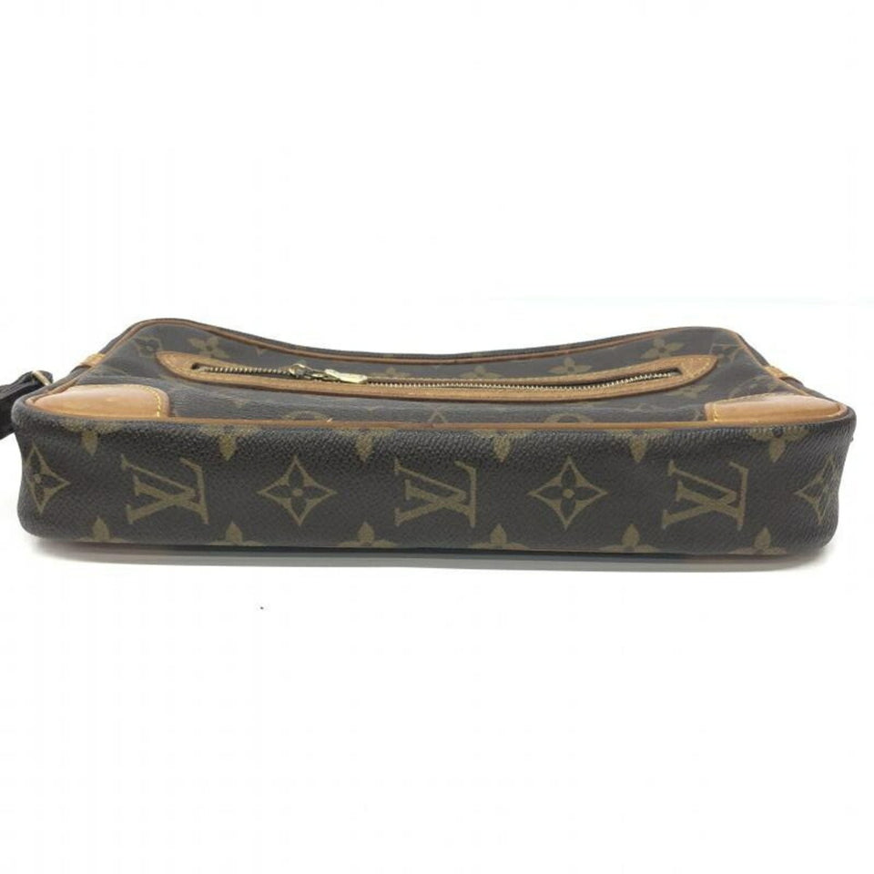 Louis Vuitton Marly  Canvas Clutch Bag