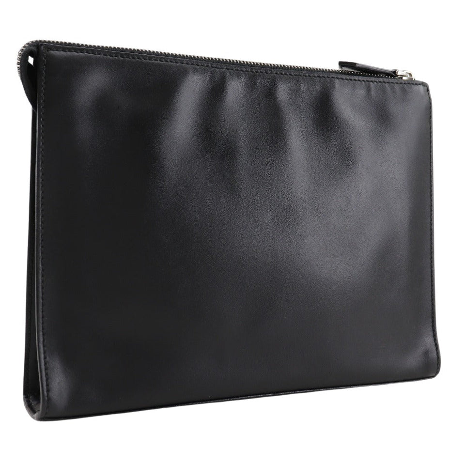 Fendi Monster  Leather Clutch Bag