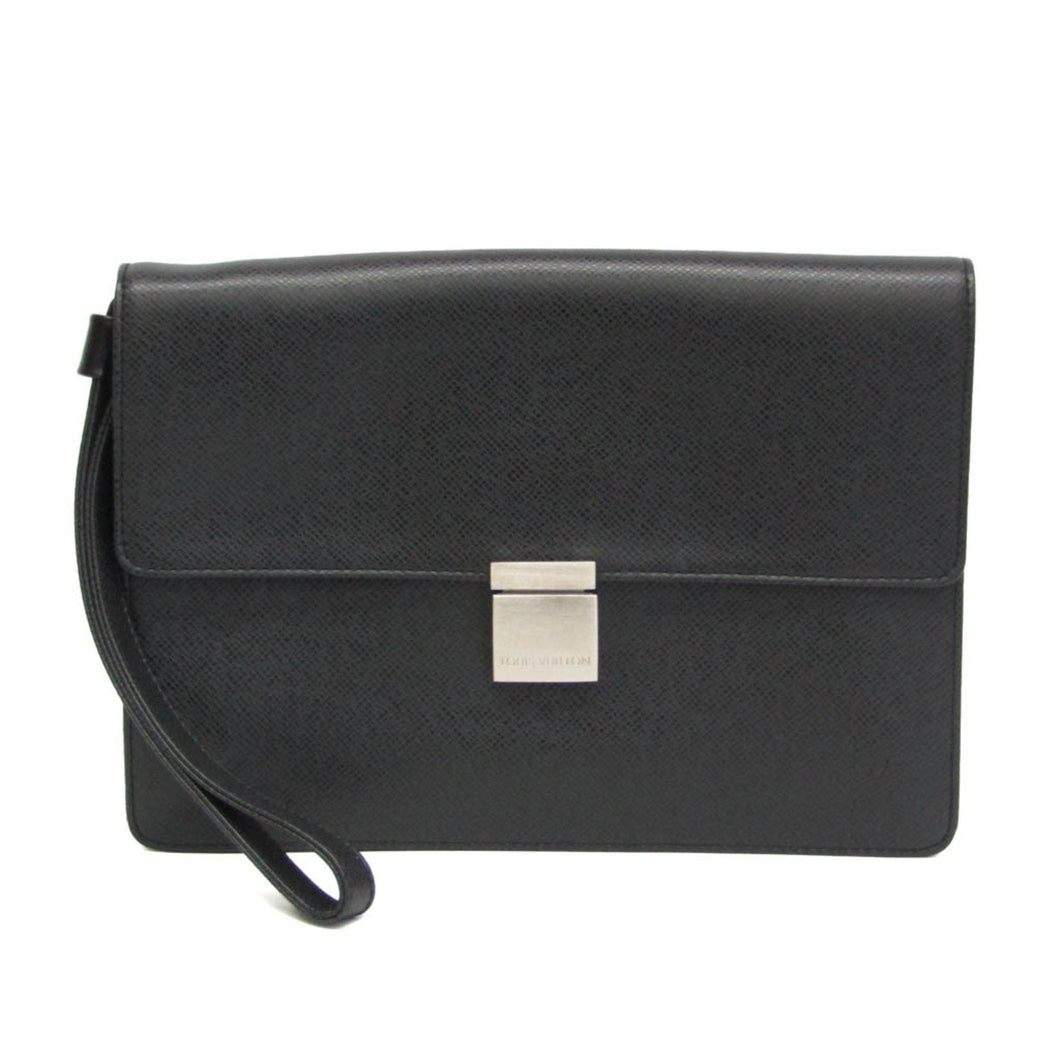 Louis Vuitton Selenga  Leather Clutch Bag
