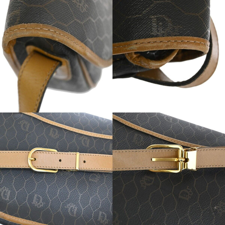 Dior Honeycomb  Canvas Shoulder Bag
