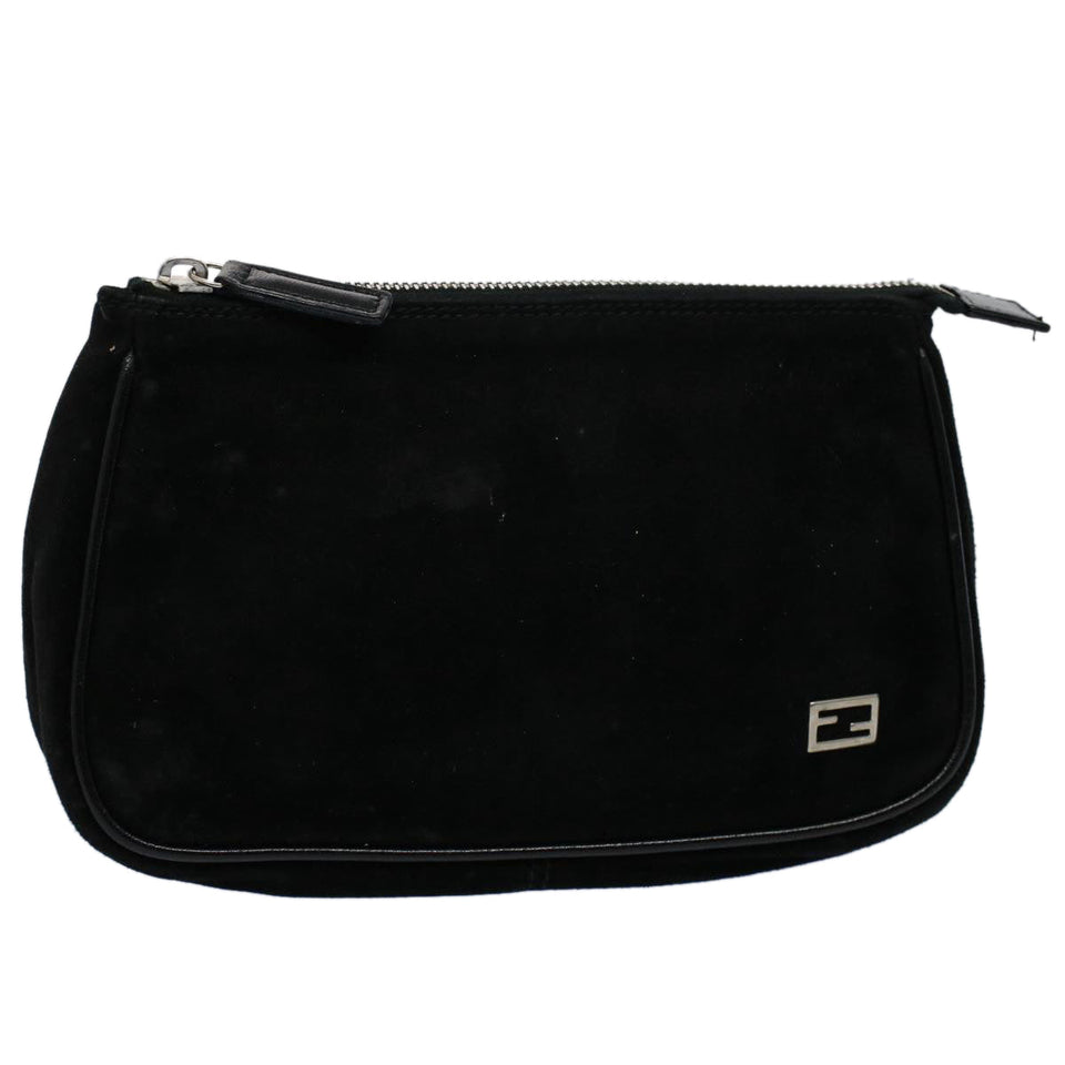 Fendi  Suede Clutch Bag