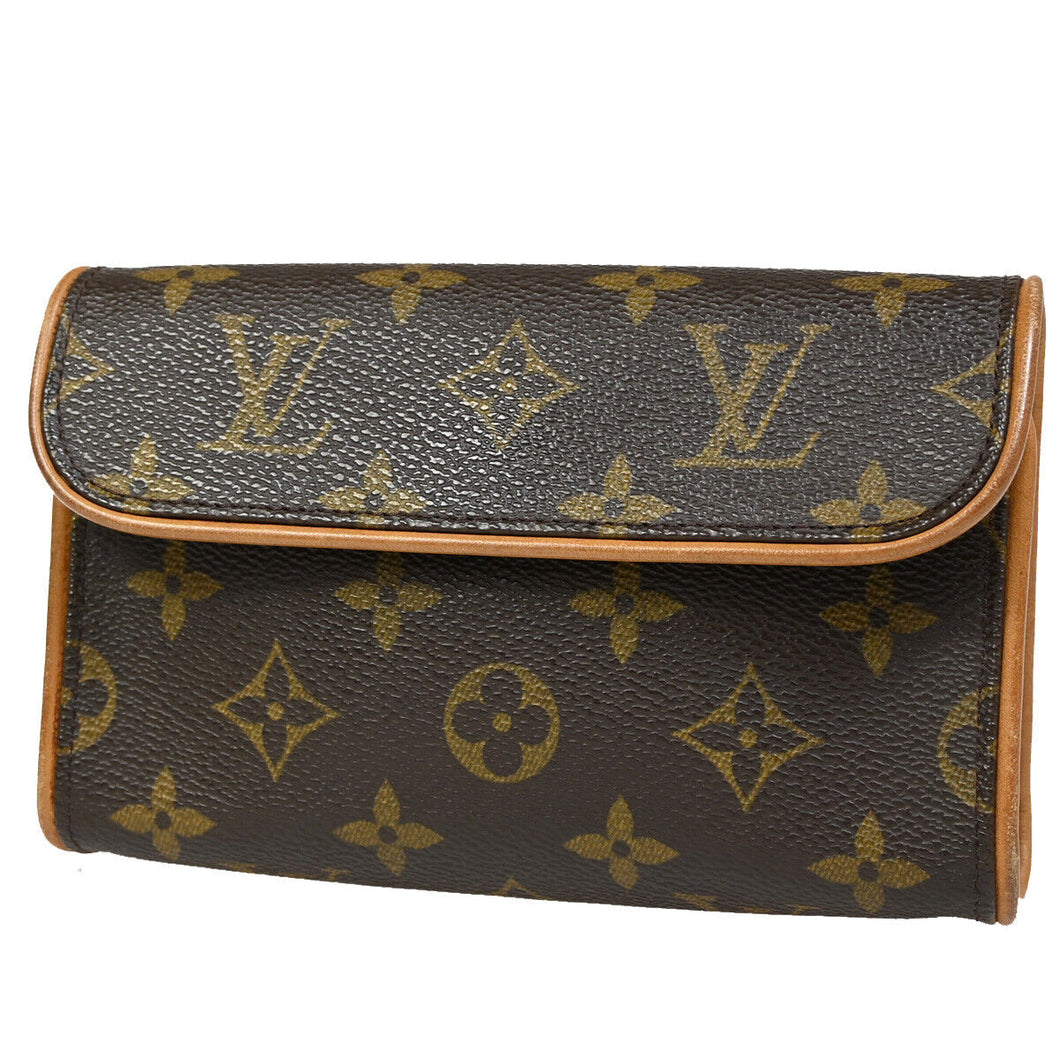 Louis Vuitton Florentine  Canvas Clutch Bag