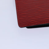LOUIS VUITTON Epi Agenda PM Day Planner Cover Red R20057 LV Auth 78107