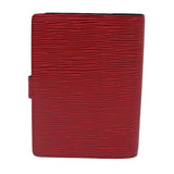 LOUIS VUITTON Epi Agenda PM Day Planner Cover Red R20057 LV Auth 78107