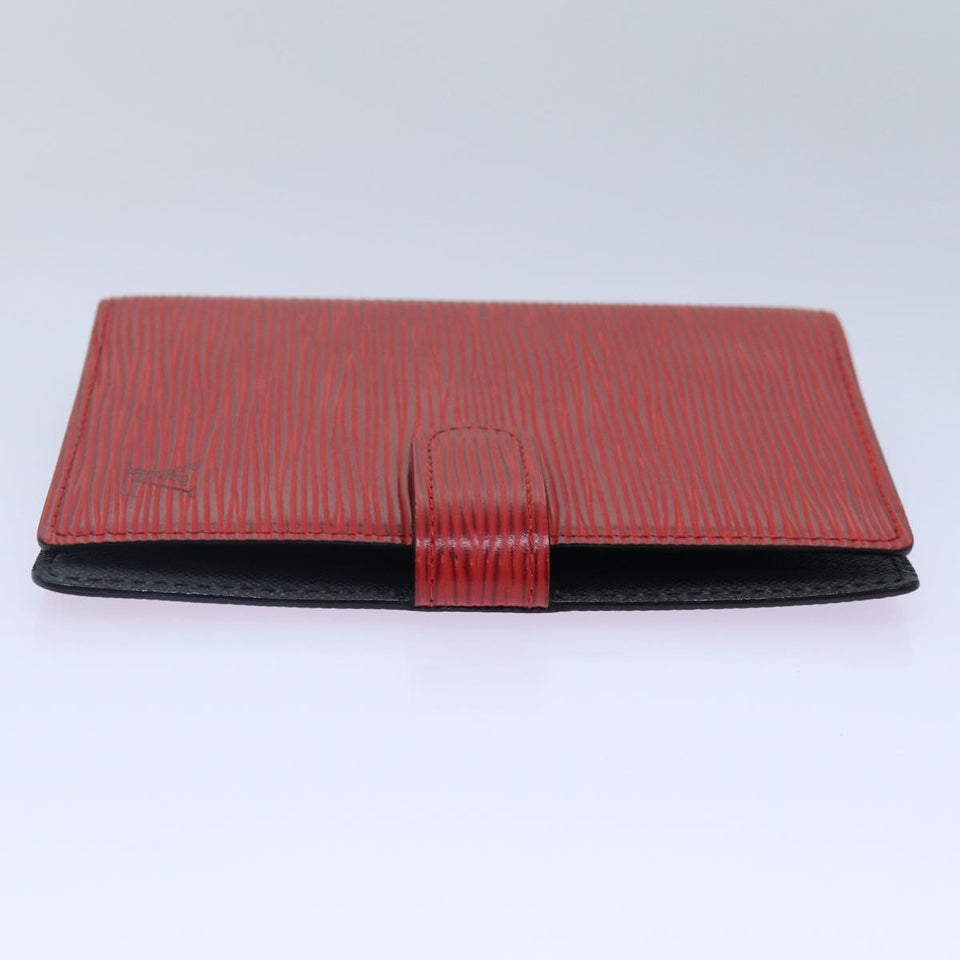 LOUIS VUITTON Epi Agenda PM Day Planner Cover Red R20057 LV Auth 78107