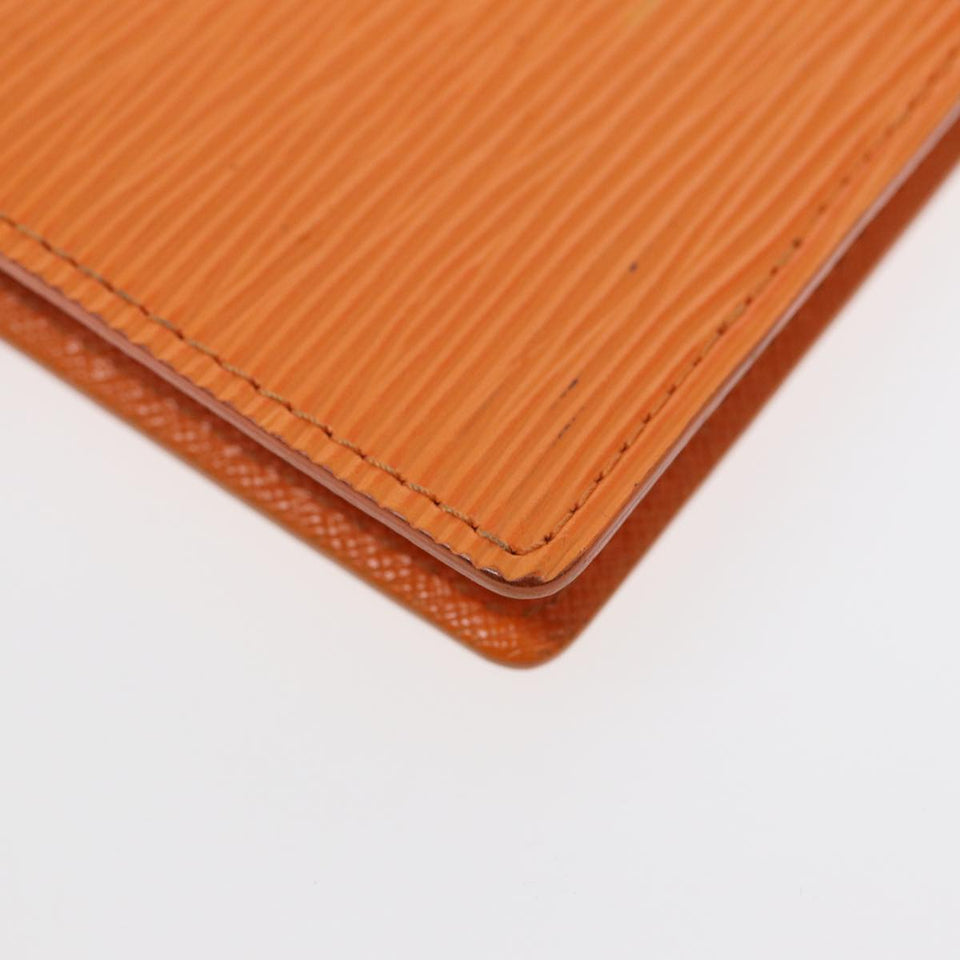 LOUIS VUITTON Epi Agenda PM Day Planner Cover Orange Mandarin R2005H Auth 78109