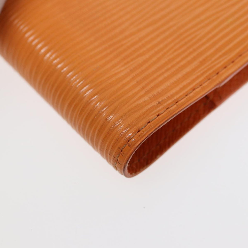 LOUIS VUITTON Epi Agenda PM Day Planner Cover Orange Mandarin R2005H Auth 78109