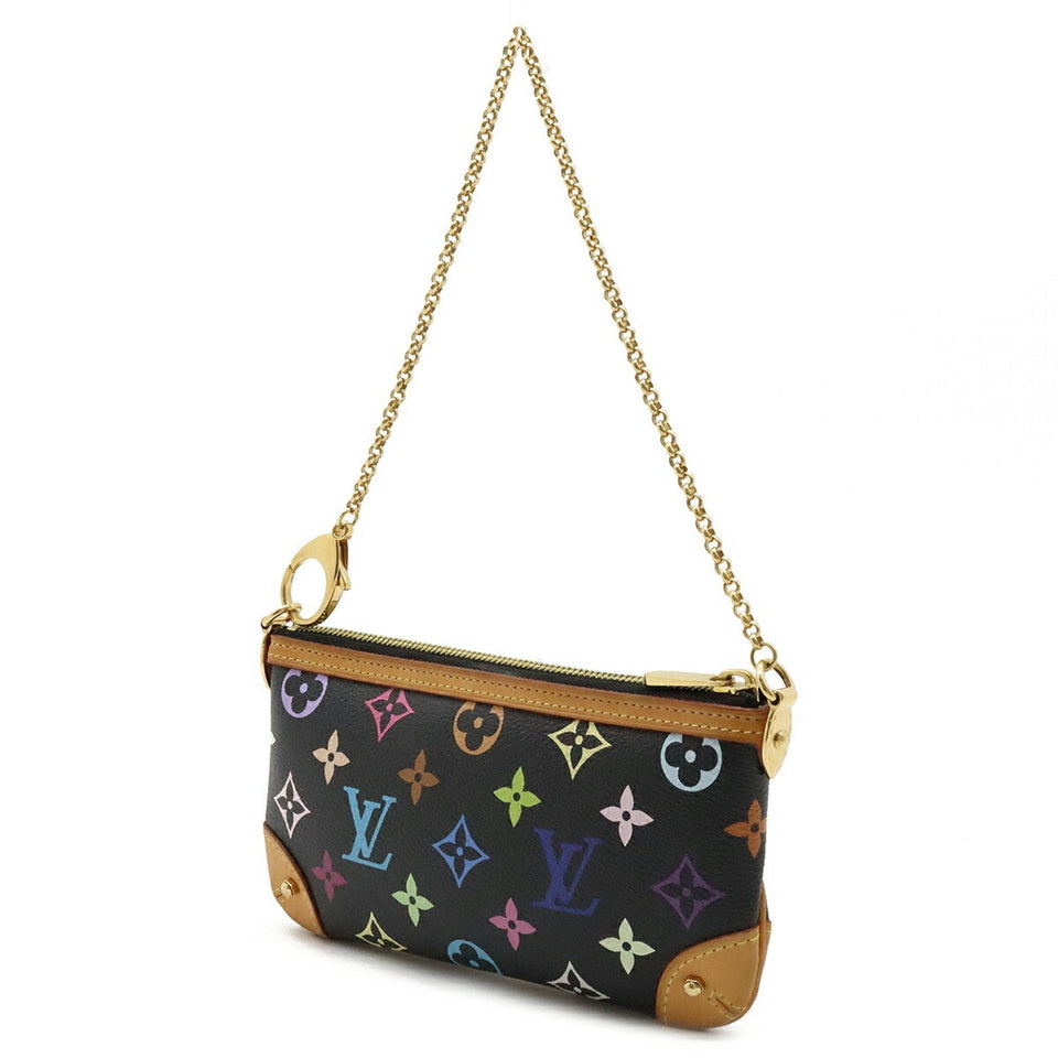 Louis Vuitton Milla  Canvas Clutch Bag