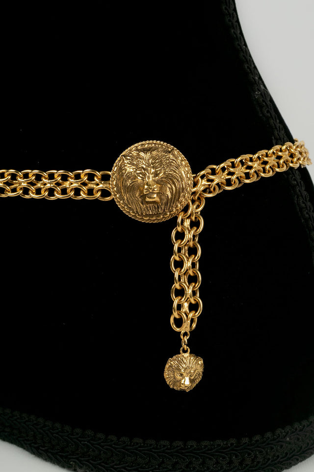 Ceinture "tête de lion" Chanel