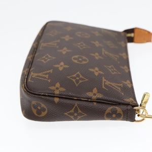 Louis Vuitton Pochette Accessoire  Canvas Clutch Bag