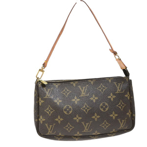 Louis Vuitton Pochette Accessoires  Canvas Clutch Bag