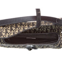 Dior Beige Canvas Oblique Saddle Bag