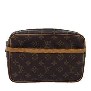Louis Vuitton Compiègne  Canvas Clutch Bag