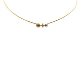 Gold Louis Vuitton Gold Plated Petit Louis Necklace