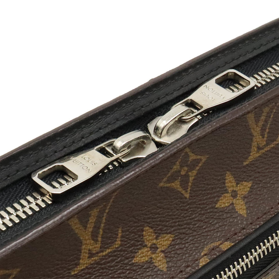 Louis Vuitton Macassar  Canvas Clutch Bag