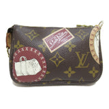 Louis Vuitton Mini Pochette Accessoires  Canvas Clutch Bag