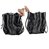 Chanel bag Accordion Shopping Lambskin Medium Tote