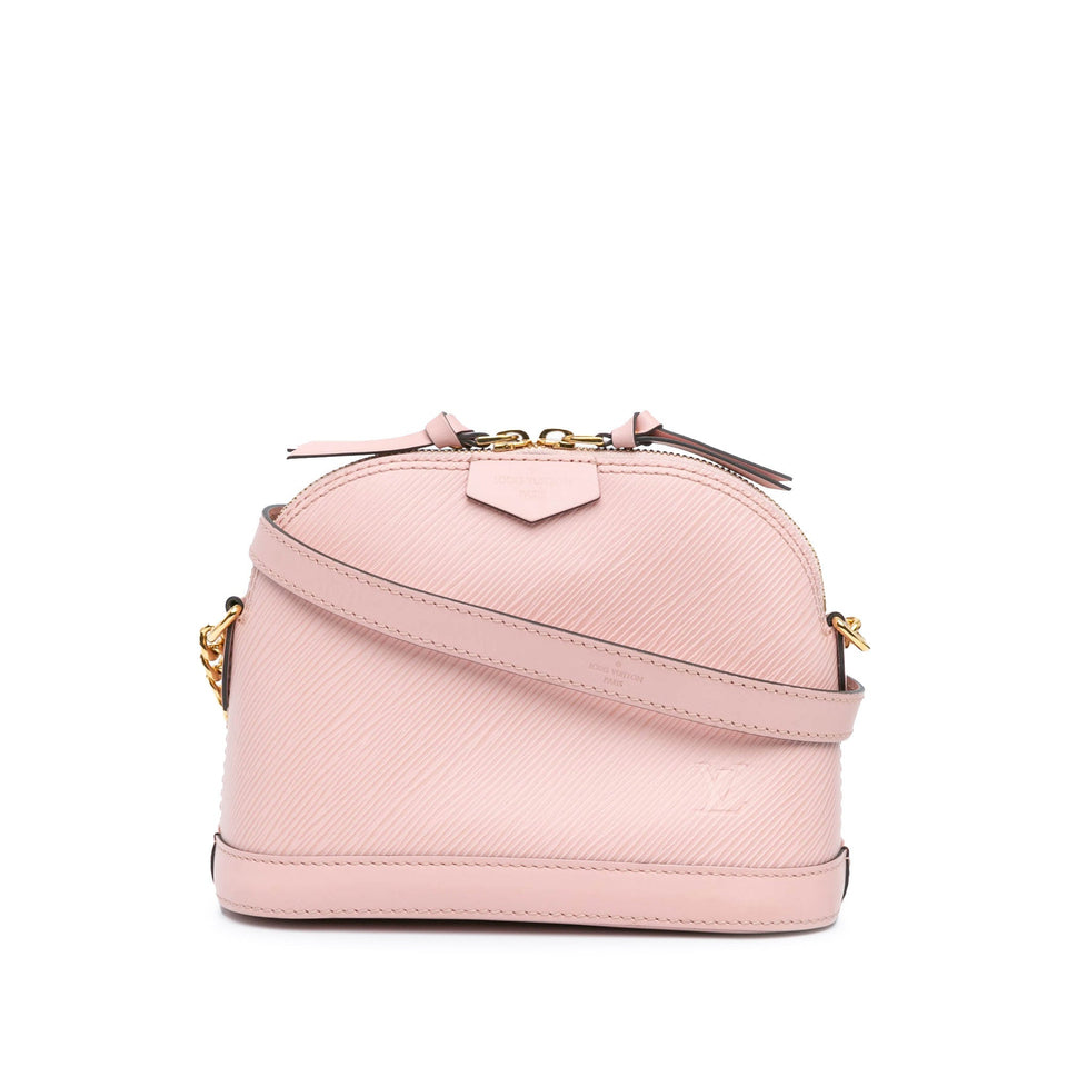 Pink Louis Vuitton Epi Mini Alma Crossbody Bag