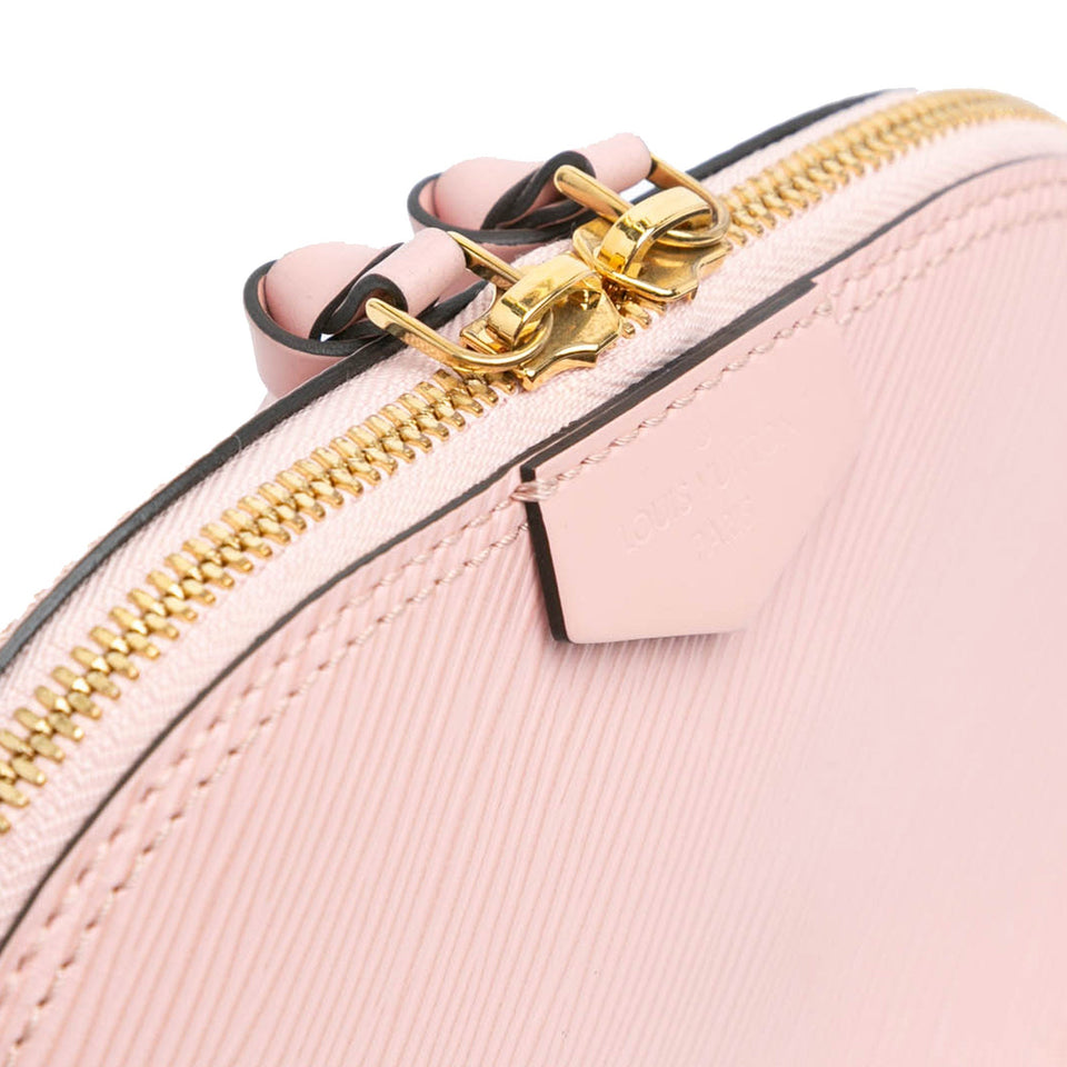 Pink Louis Vuitton Epi Mini Alma Crossbody Bag