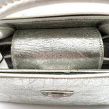 CHRISTIAN DIOR Medium Diorever silver bag