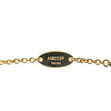 Gold Louis Vuitton Gold Plated Mother Of Pearl L To V Pearlfection Pendant Necklace