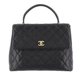 Chanel Kelly Bag Black Caviar Gold