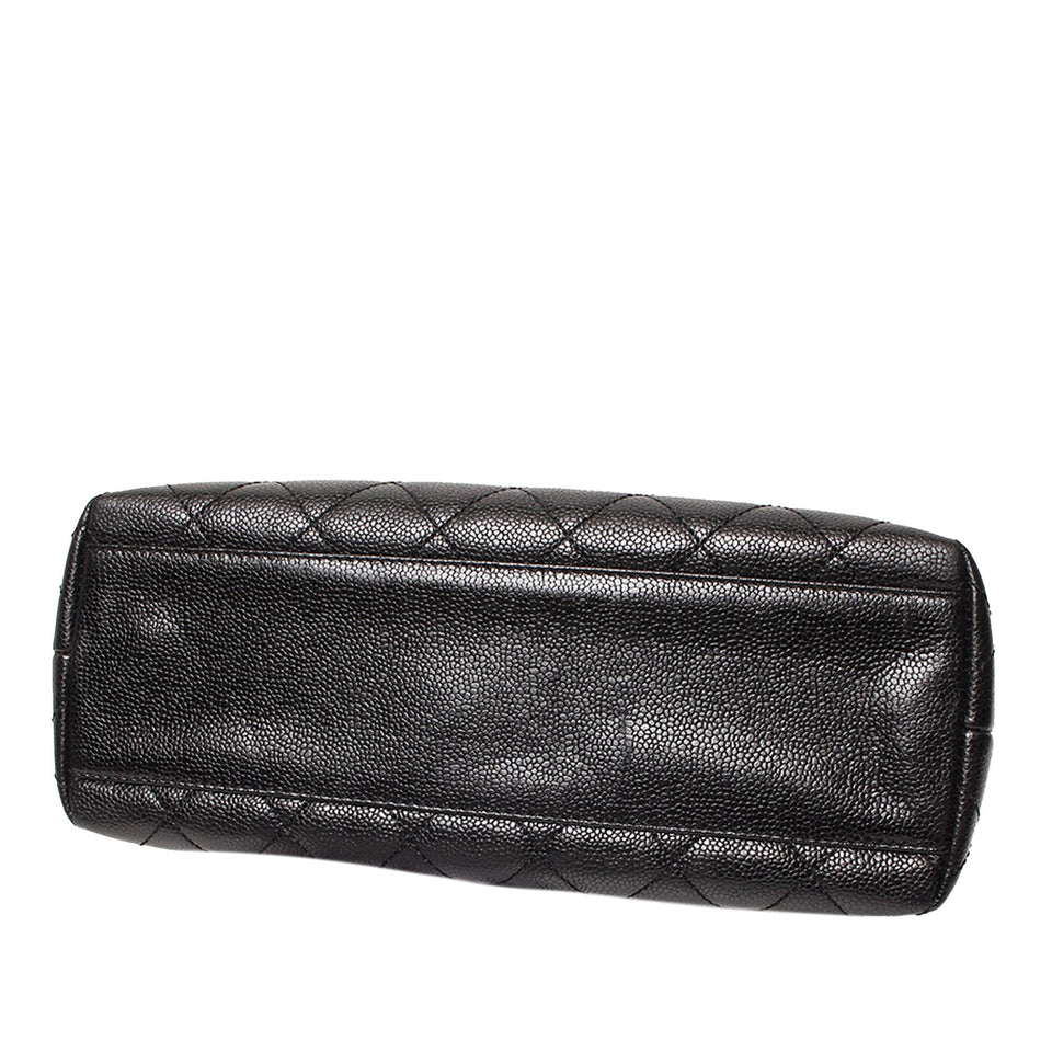Chanel Kelly Bag Black Caviar Gold