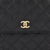 Chanel Kelly Bag Black Caviar Gold