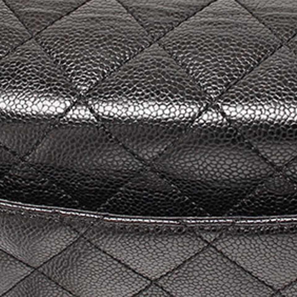 Chanel Kelly Bag Black Caviar Gold