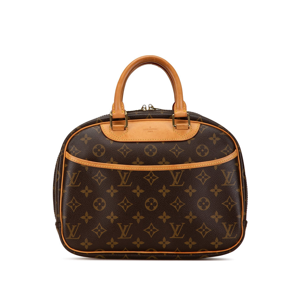 Brown Louis Vuitton Monogram Trouville Handbag