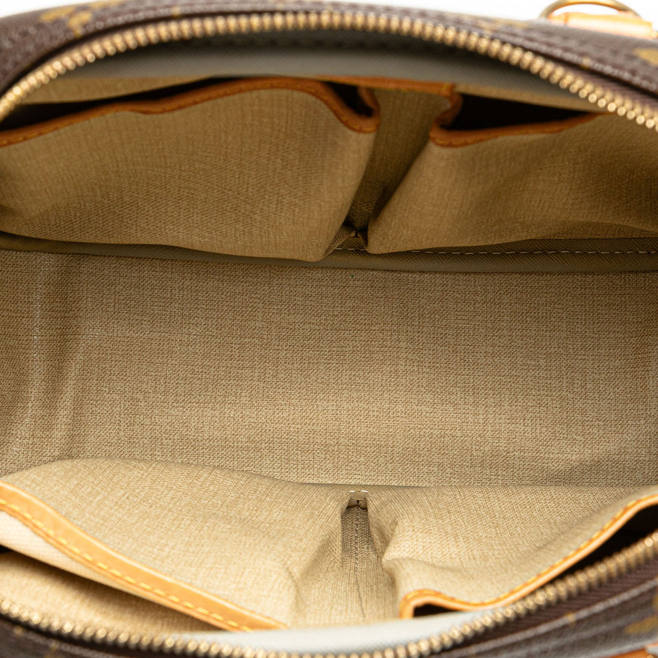 Brown Louis Vuitton Monogram Trouville Handbag