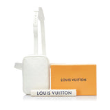 White Louis Vuitton Monogram Taurillon Utility Side