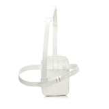 White Louis Vuitton Monogram Taurillon Utility Side