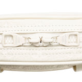 White Louis Vuitton Monogram Taurillon Utility Side