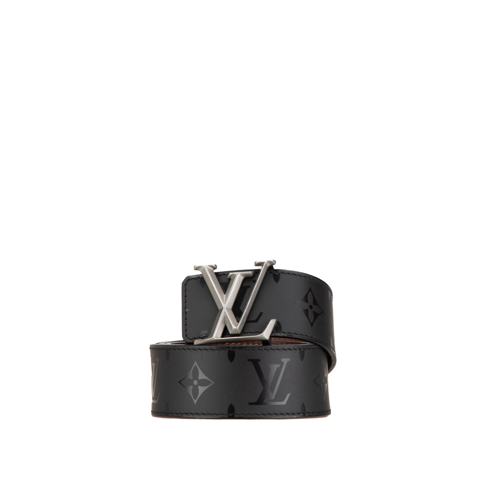 Black Louis Vuitton Monogram Illusion LV Pyramide Reversible Belt