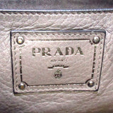 Black Prada Glace Calf Zippers Tote Bag