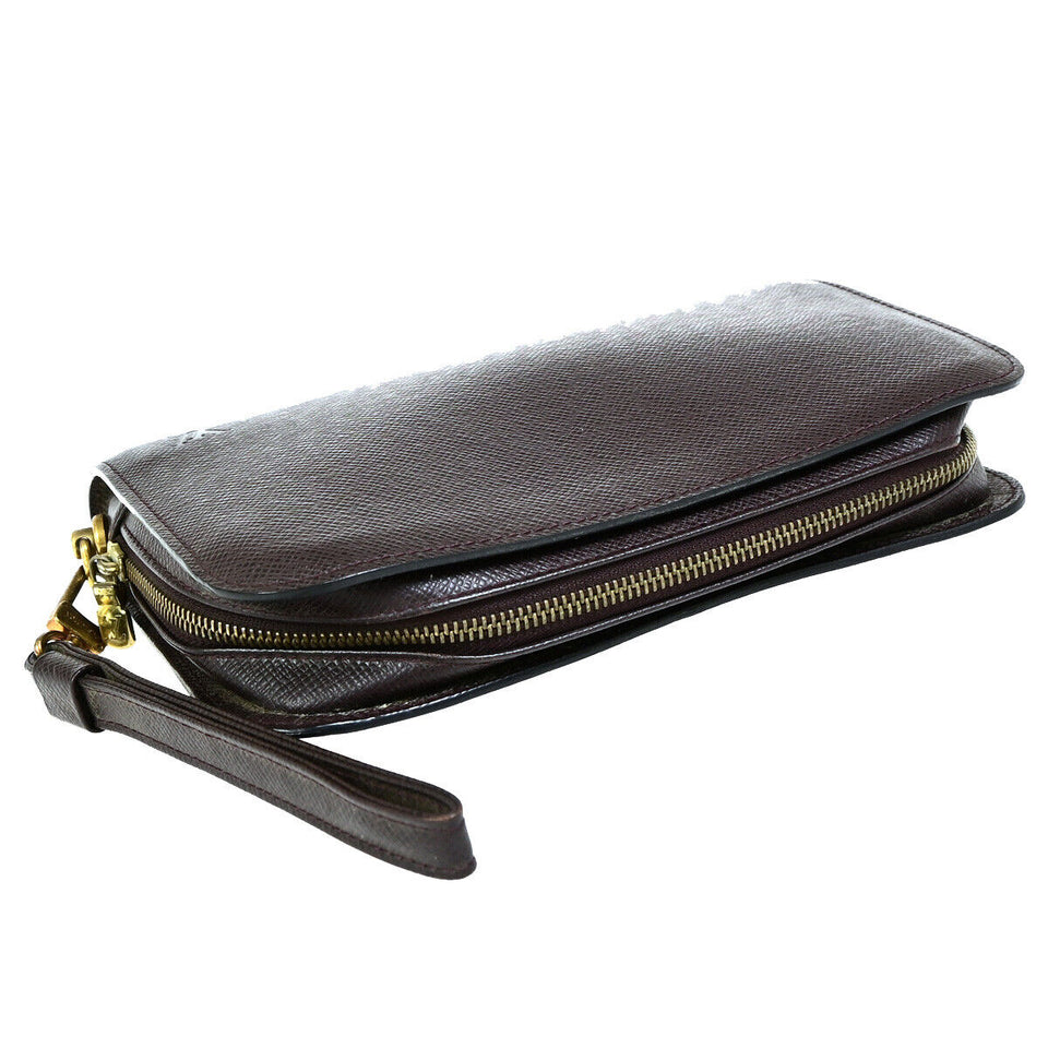 Louis Vuitton Baikal  Leather Clutch Bag