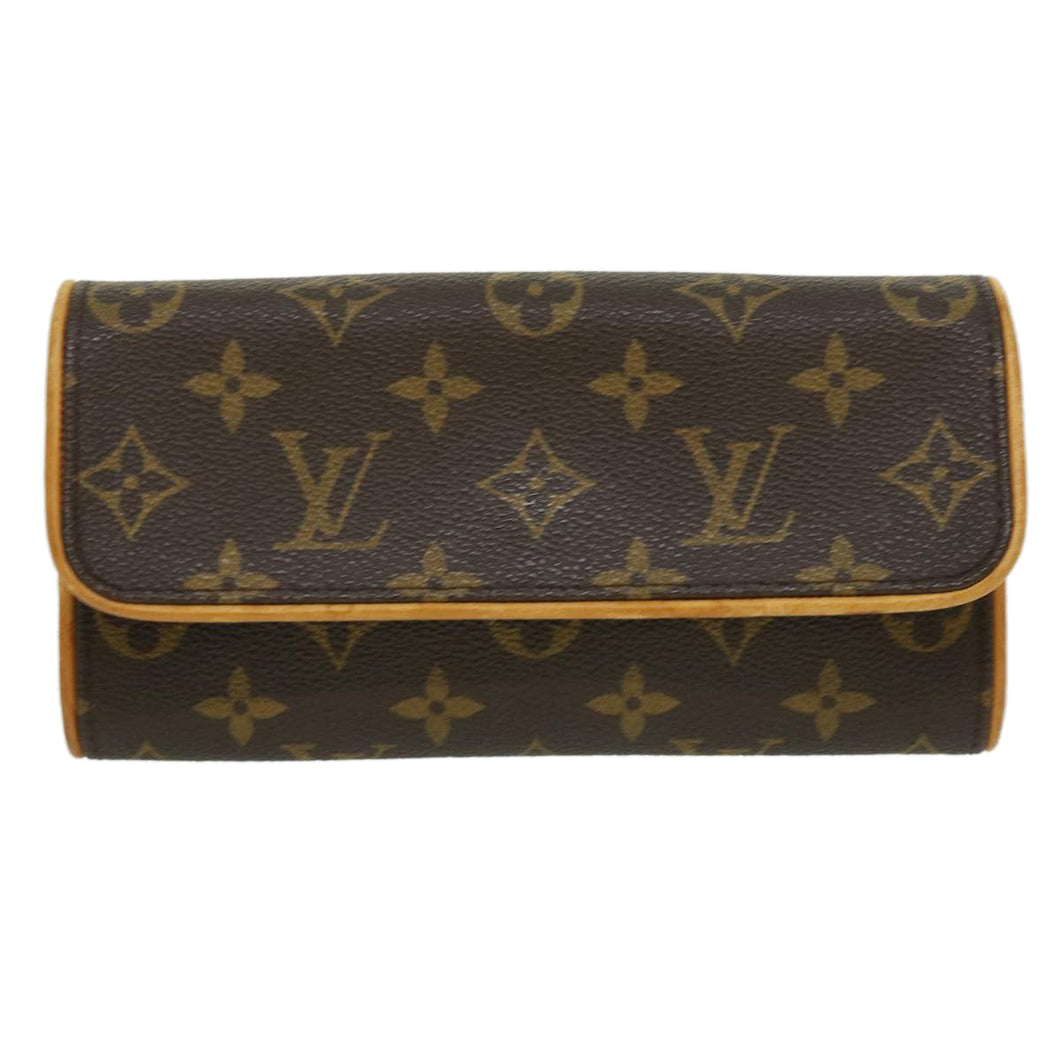 Louis Vuitton Pochette Twin  Canvas Clutch Bag