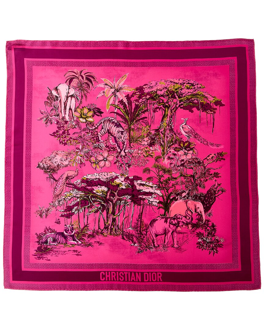 Dior Printed Silk Foulard