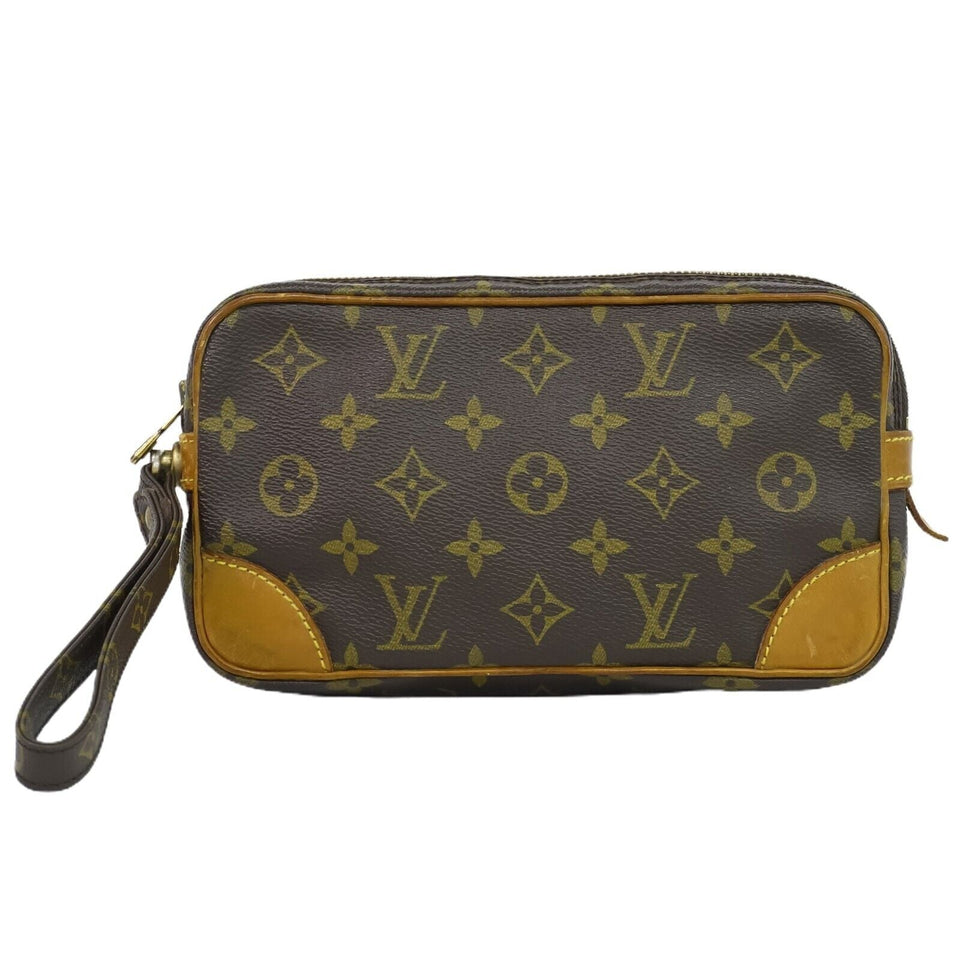 Louis Vuitton Marly  Canvas Clutch Bag
