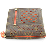 Louis Vuitton Pochette Zippée  Canvas Clutch Bag