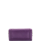 Olimpia Knot Chain Clutch Intrecciato Nappa