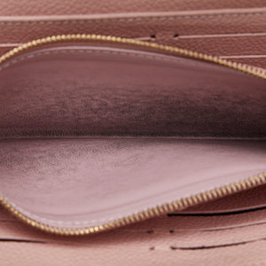 Louis Vuitton Damier Portefolio Clapton Long Wallet N64447 Magnolia Pink Brown PVC Leather  LOUIS VUITTON