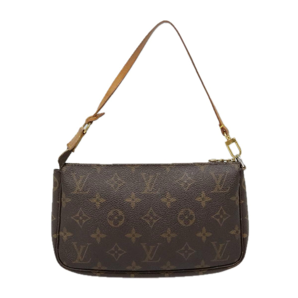 Louis Vuitton Pochette Accessoire  Canvas Clutch Bag
