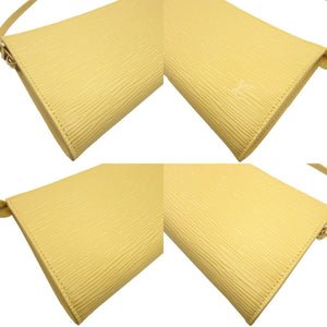 Louis Vuitton Pochette Accessoire  Leather Clutch Bag