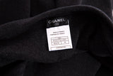 Chanel Charcoal Cotton & Cashmere Athletic Set SZ 38