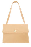 Chanel Vintage 1997-99 Nude Caviar Leather Handbag