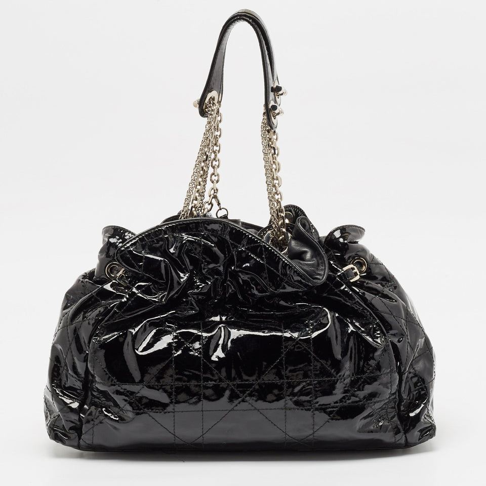 Dior Black Cannage Leather Le Trente Hobo